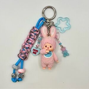 Monchhichi Handmade Bag Charm - Pink